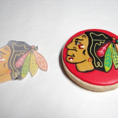 Chicago Blackhawk Cookies
