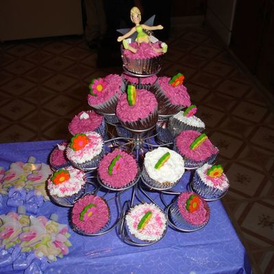 Tinkerbell Cupcake Tower