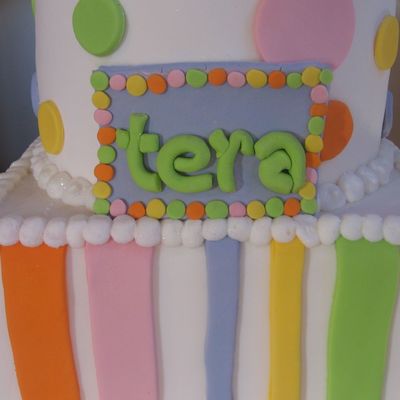 Close-Up Of Graduation Cake