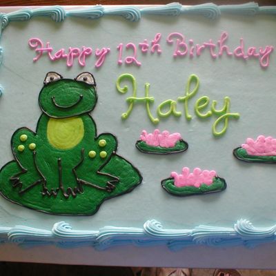 Frog Birthday