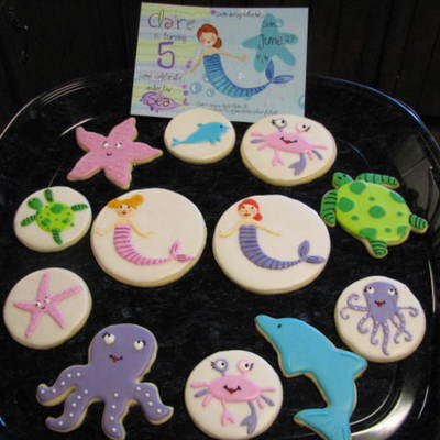 Under The Sea Birthday Cookies