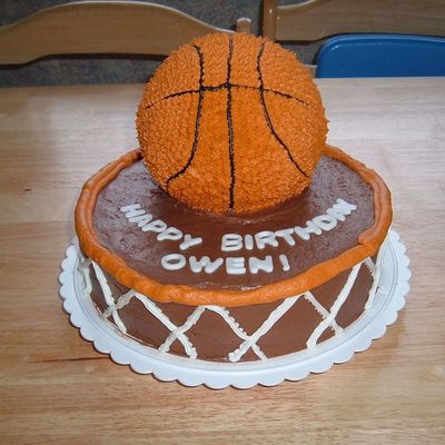Basketball Birthday Cake