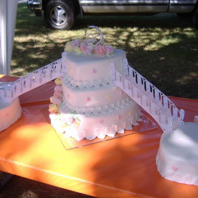 Heart Wedding Cake