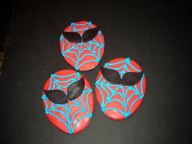 Spiderman Cookies