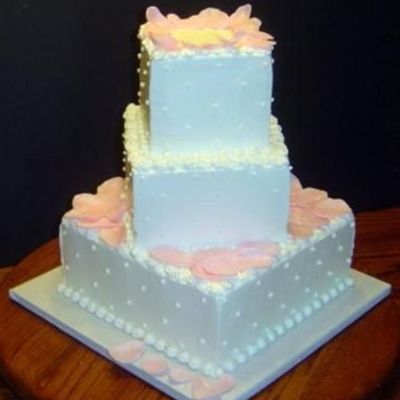 Bc Square Wedding Cake 07090