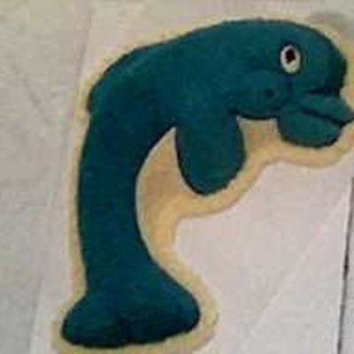 Dolphin B-Day Party Cake