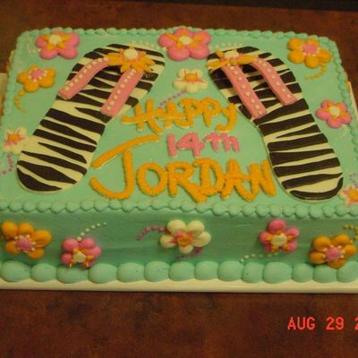 Jordan's 14Th Cake