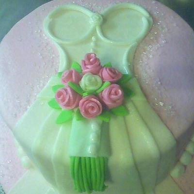 Wedding Dress Cake