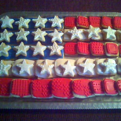 Flag Cookie Tray