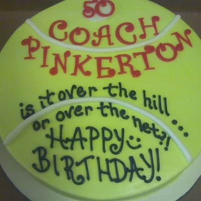 Tennis Coach's Birthday