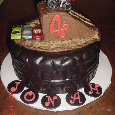 Monster Truck Cake