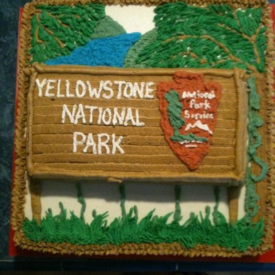 Yellowstone National Park Cake