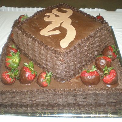 Browning Deer Grooms Cake