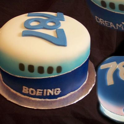 Boeing 787 Livery Cake