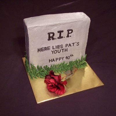 Headstone Cake