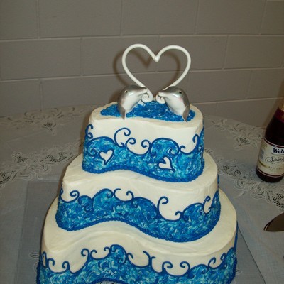 Dolphin Wedding Cake