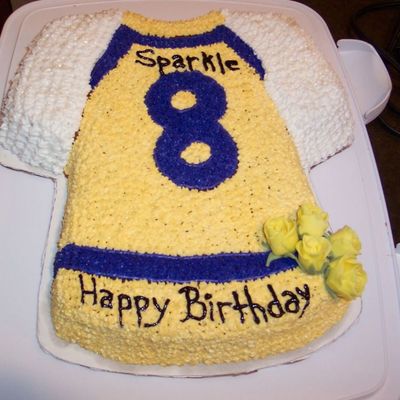 Basketball Jersey Cake