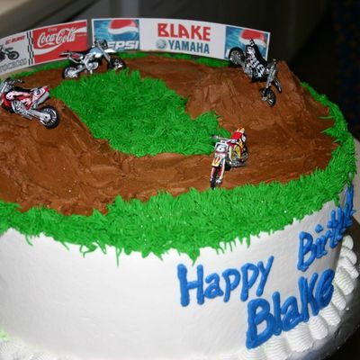 Motorcross Cake