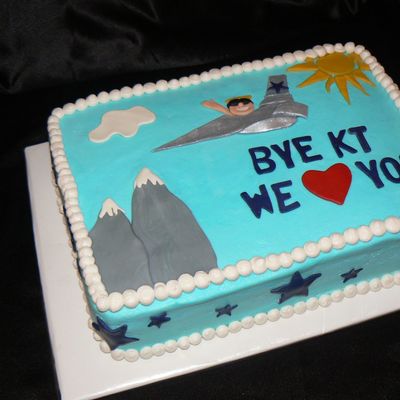 Kt's Going Away Cake