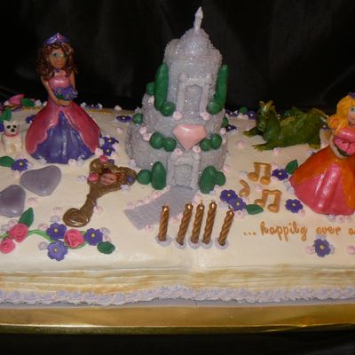 Ansley's Barbie & The Diamond Castle Cake