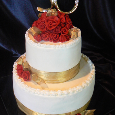 Aunt Mary & Uncle Charles' 50Th Anniversary Cake