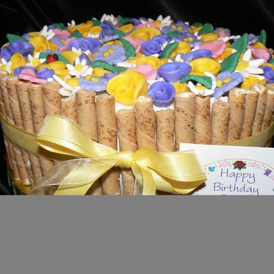 Debbie's Flower Cake