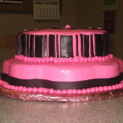 Side View Of The Cake.