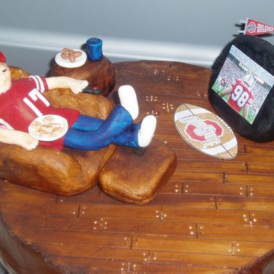 Ohio State Football Cake