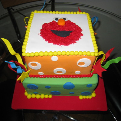 Elmo Cake