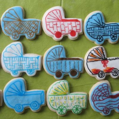 Baby Carriage Cookies