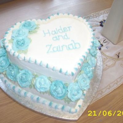 Blue Flower Cake