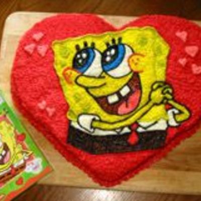 Spongebob Valentines Cake