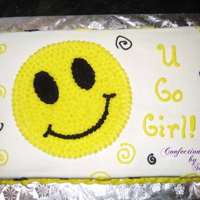 Smiley Face Cake