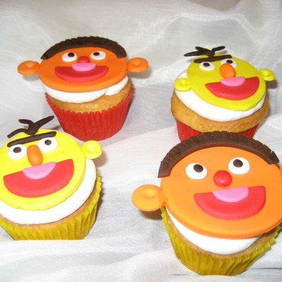Bert & Ernie Cupcakes