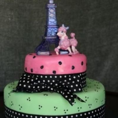 Pink Poodle In Paris