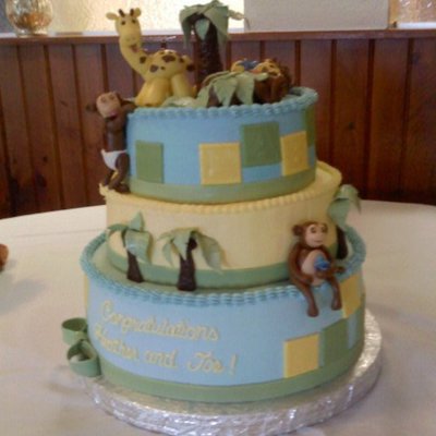 Baby Boy Shower Cake