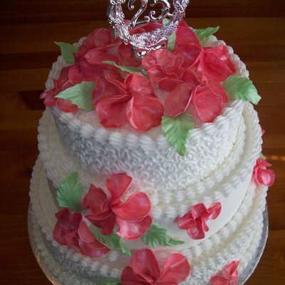 25Th Anniversary Cake