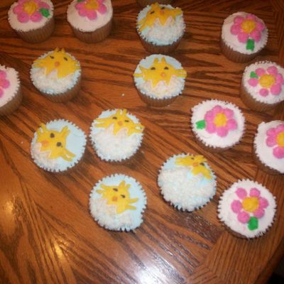 Chicks And Flowers