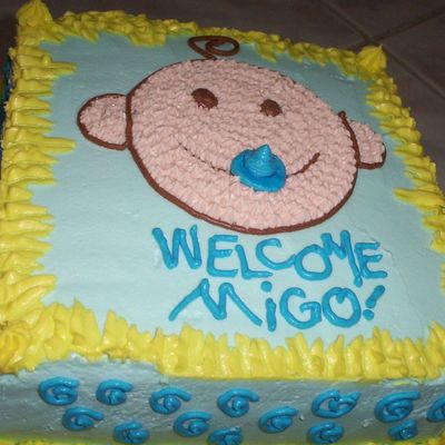 Migo's Baby Shower Cake
