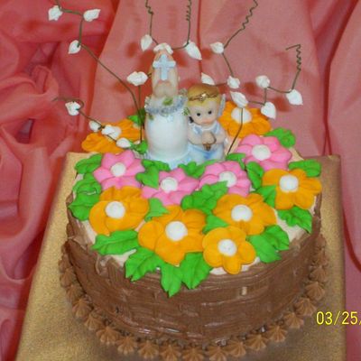 Rain's Baptism Cake