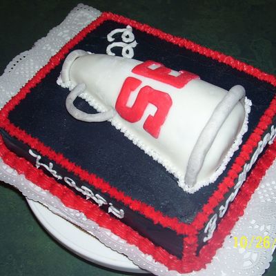 Megaphone Cake
