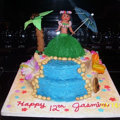 Luau Cake