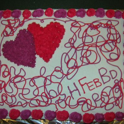 February Birthday Cake