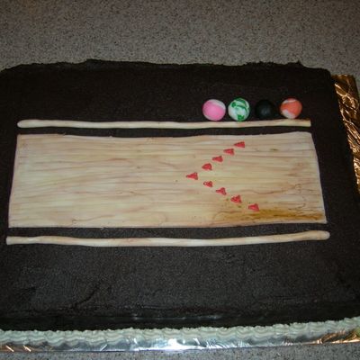 Bowling Alley Cake