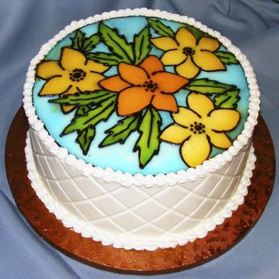 Stained Glass Flowers