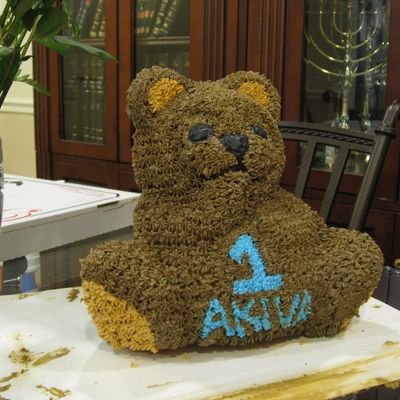 1St Birthday Teddy Bear Cake