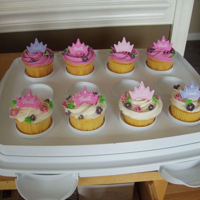 Barbie Cupcakes