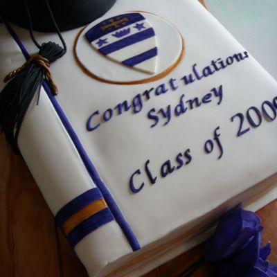 Book, Cap And Tulips