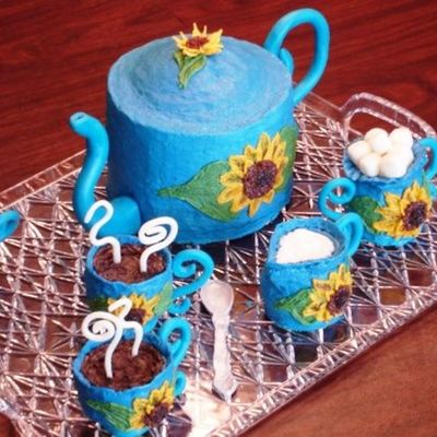 Sunflower Tea Set
