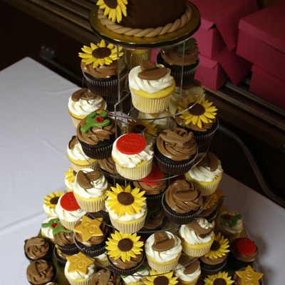 Southwestern Theme Cupcake Tower